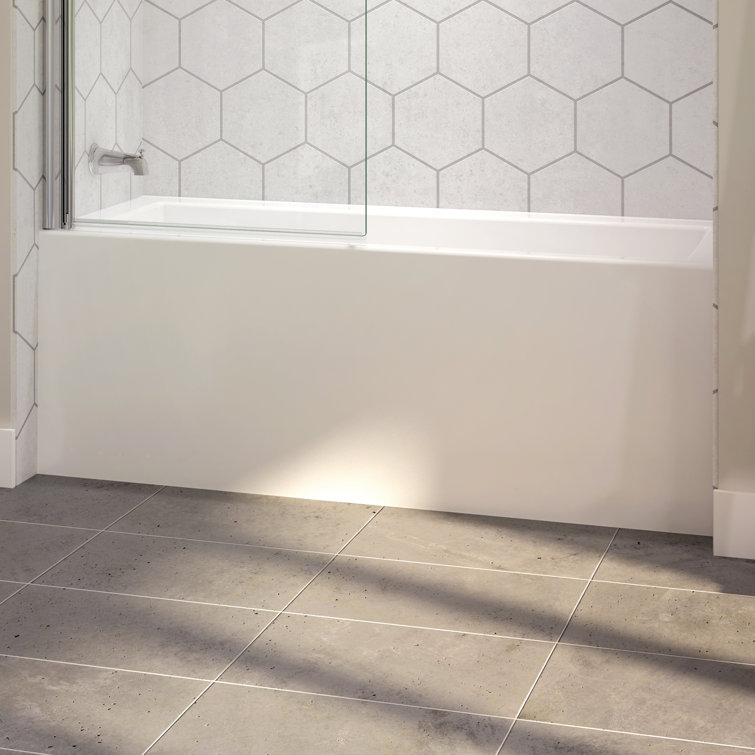 JACUZZI® Linea® 60" x 36" Alcove Whirlpool Bathtub Wayfair Canada